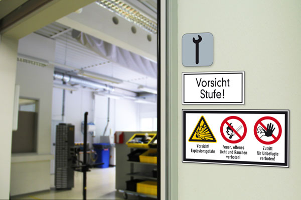 Hinweisschilder